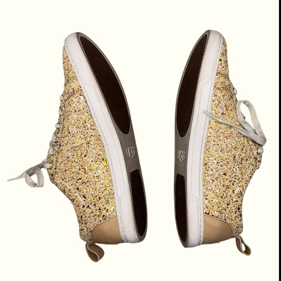 UGG KARINE CHUNKY GLITTER GOLD MULTI SHOES Women’s 10 - Picture 5 of 15